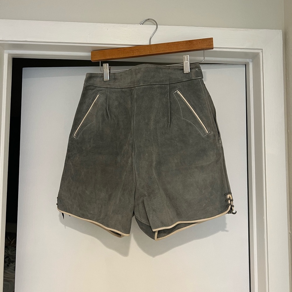 High Waist Gray Women's Shorts
